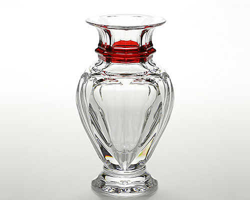 バカラ アルクール バラスターベース（花瓶） 20cm レッド