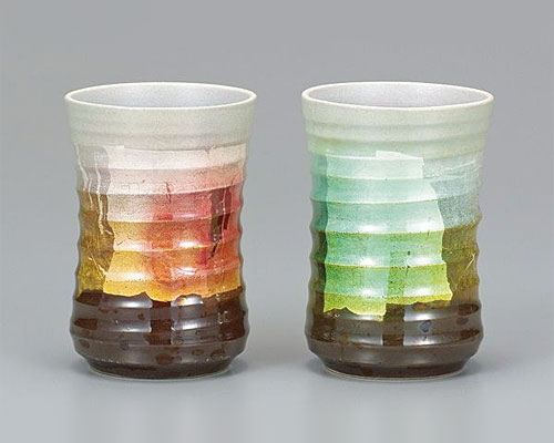 九谷焼 - 日本を代表する伝統工芸品 - ペア・フリーカップ 2 - 伝統