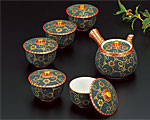 九谷焼 - 日本を代表する伝統工芸品 - 茶器セット 2 - 伝統工芸 - 贈答ギフト記念品