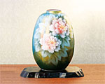  九谷焼 8号 花瓶 フラワーベース 牡丹