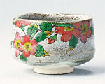  九谷焼 抹茶碗 桜