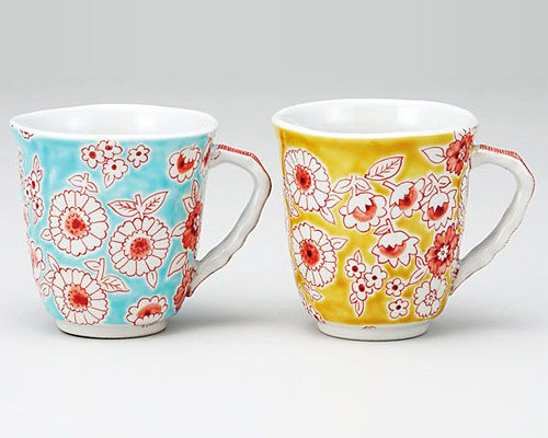 九谷焼 - 日本を代表する陶磁器 - マグカップ 2 - 伝統工芸 - 贈答