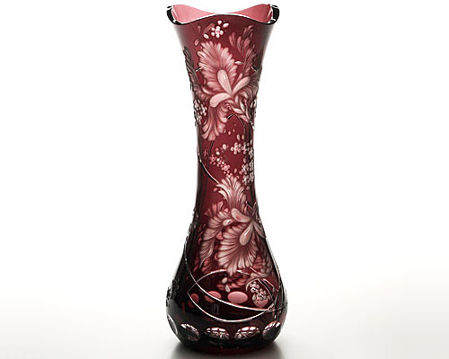 マイセンクリスタル 花瓶（ライラック） 36cm アイリス