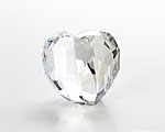 スワロフスキー Love Heart Crystal Silver Shade（M）
